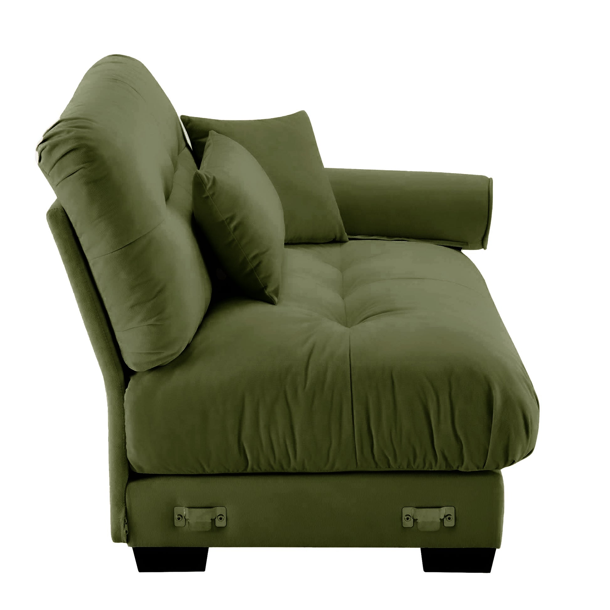 Milano Sofa RSF W/3 pillows - Olive green image 4