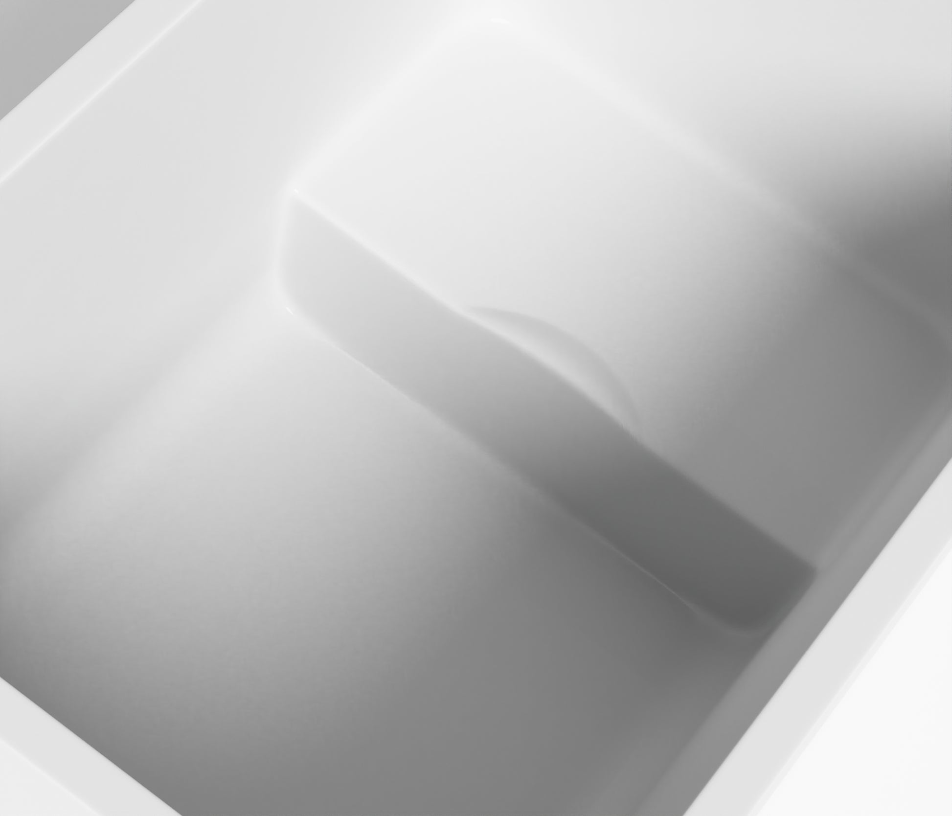 47" Acrylic Freestanding Bathtub with seat: Spacious rectangle Shape, Gloss White Finish, Chrome Overflow & Pop-Up Drain CUPC Certificate image 9