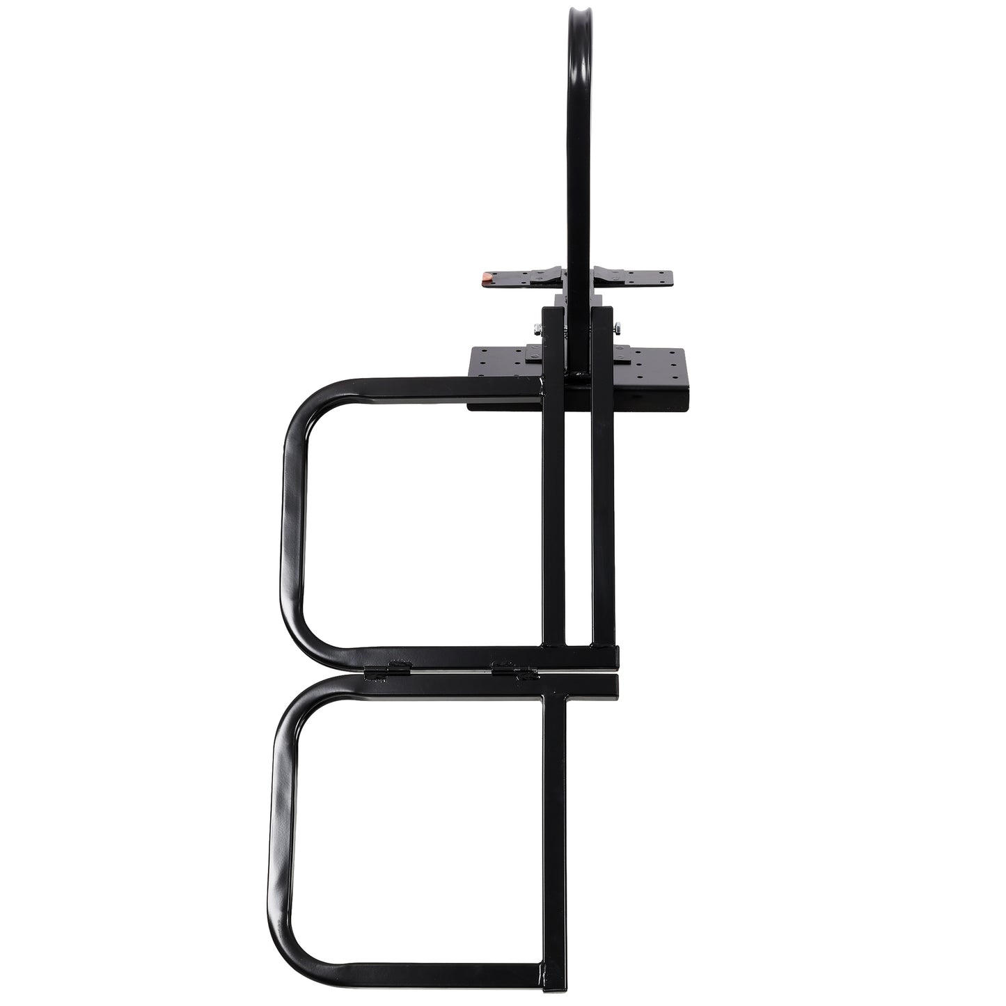 Foldable Pickup Truck Tailgate Two-Step Ladder - Universal Fit. Drilling Hex Screws for Easy Install. Load Capacity: 300 LBS. Serves To Secure Items In Truck Bed image 2