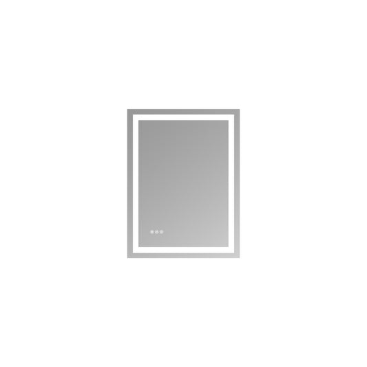 24"x32" LED Bathroom Mirror, Front-Lit and Back-Lit, Light Srtip Unseen When Turned Off, Color Tem Adjustable, Stepless Dimmable, 3 Colors CRI90+, Brightness Memory, Shatter-Proof,Anti-fog LED Vanity image 1