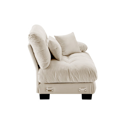 27 Sofa RSF W/2 pillows - Light Coffee image 3