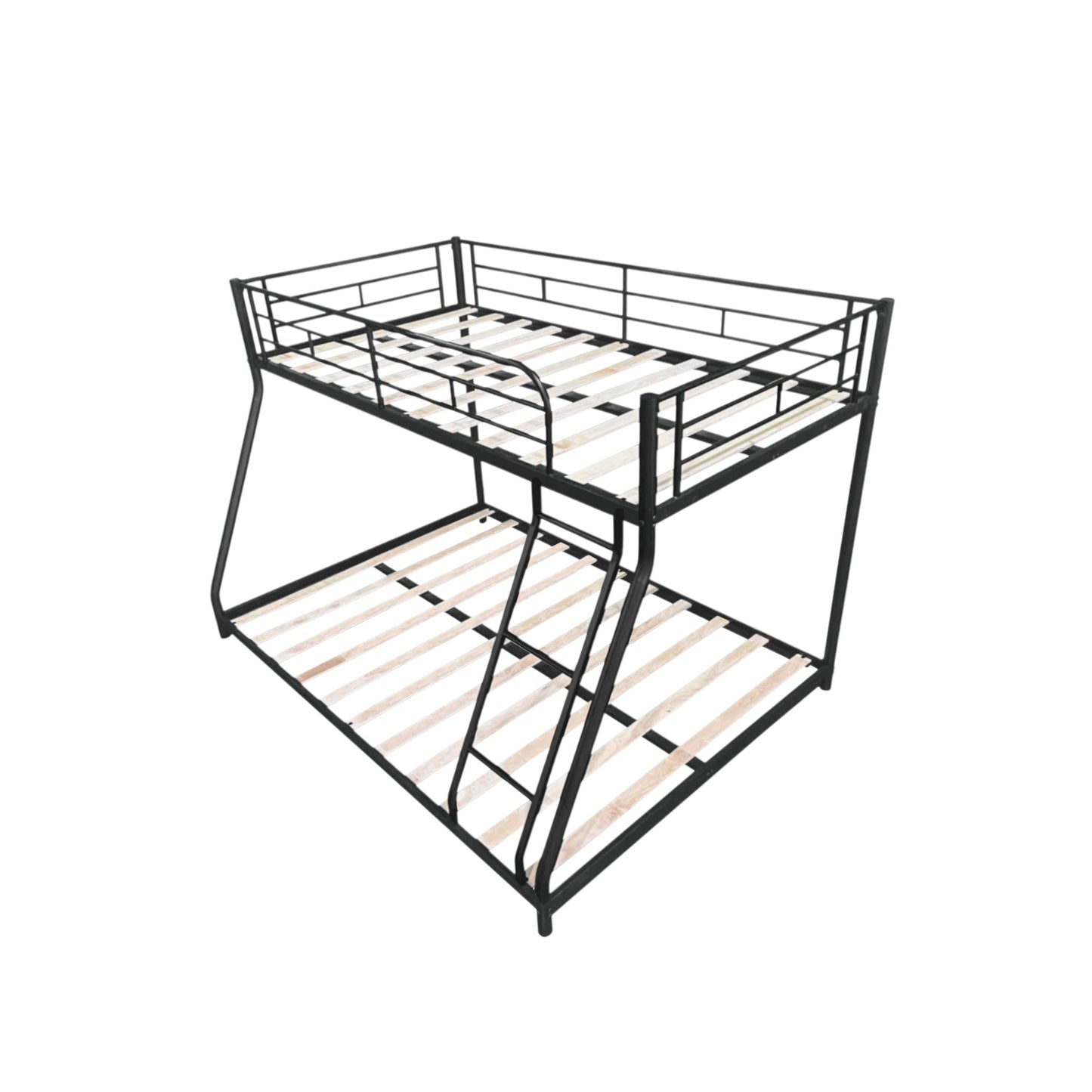 Metal Twin over Full Bunk Bed/ Heavy-duty Sturdy Metal/ Noise Reduced/ Squeak Free/ Wooden Slat/ No Box Spring Needed image 6