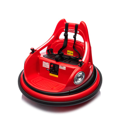 12V ride on bumper car for kids,electric car for kids,1.5-5 Years Old,W/Remote Control, LED Lights, Bluetooth & 360 Degree Spin, Vehicle body with anti-collision padding
Five-point Safety Belt,2wd image 10