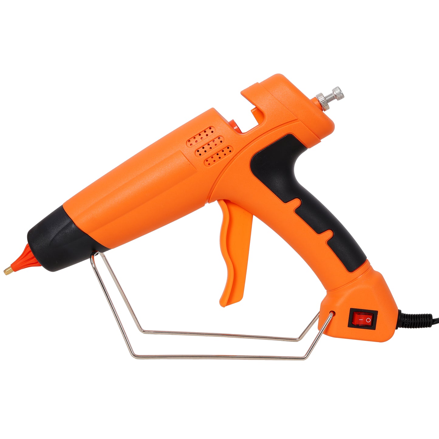 550W Hot Glue Gun, Professional Glue Gun with 4 Replacement Nozzles, DIY Craft Repair Thermo Tool with 24Pcs Highly Viscous Glue Sticks image 6