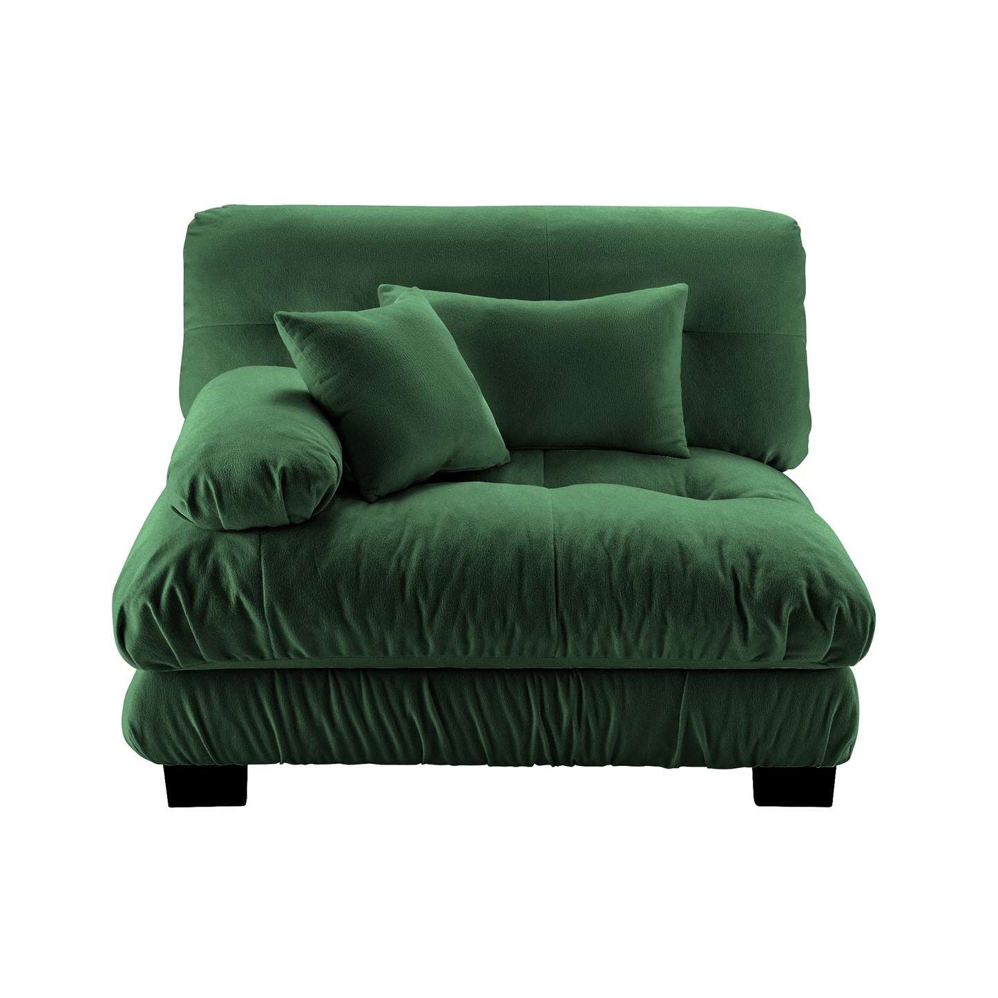 27 Sofa LSF W/2 pillows -Green image 1