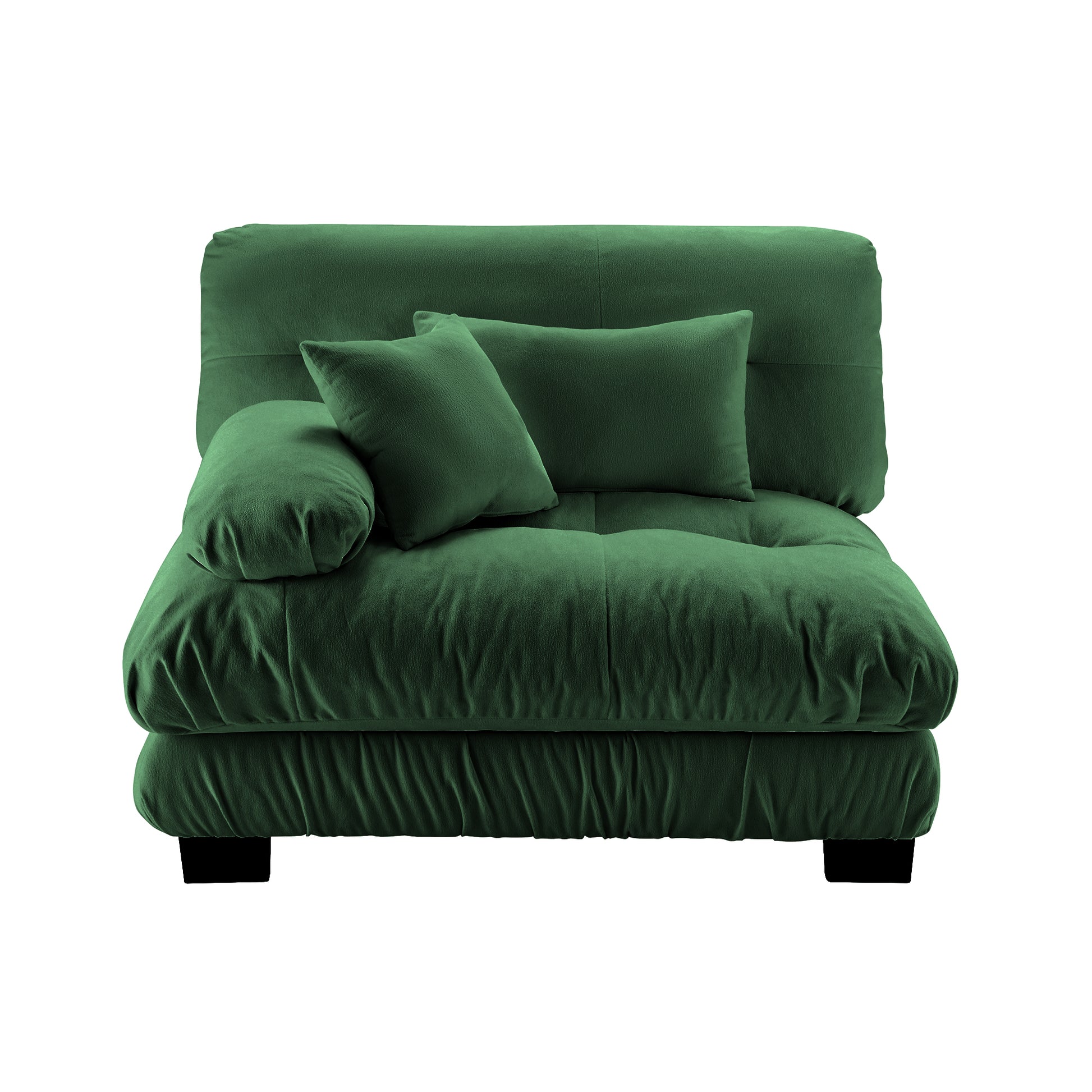 27 Sofa LSF W/2 pillows -Green image 1
