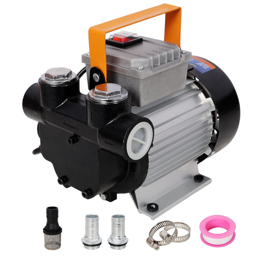110V AC Portable Self-Priming Fuel Pump, Fast Transfer Pump for Diesel Kerosene Biodiesel, Ideal for Vehicle Farm Construction Use image 1