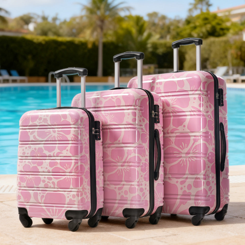Hardshell Luggage Sets 3 pcs Spinner Suitcase with TSA Lock Lightweight-20"+24"+28" Luggages image 11