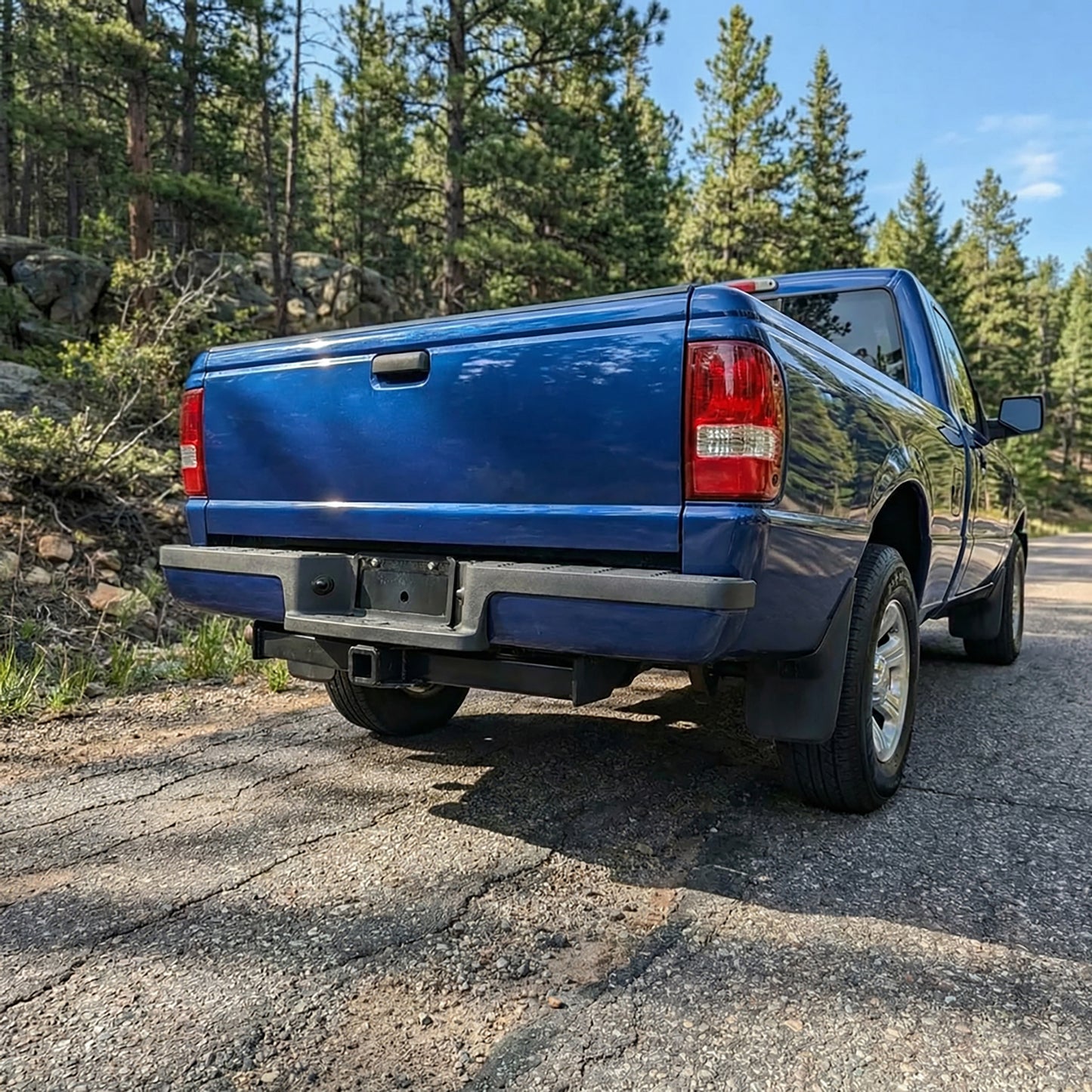 Black Class 3 Tow Trailer Hitch 2 Inch Receiver Compatible with 1983-2011 Ford Ranger / 1994-2009 Mazda B2300 B3000 B4000 Pickup image 8