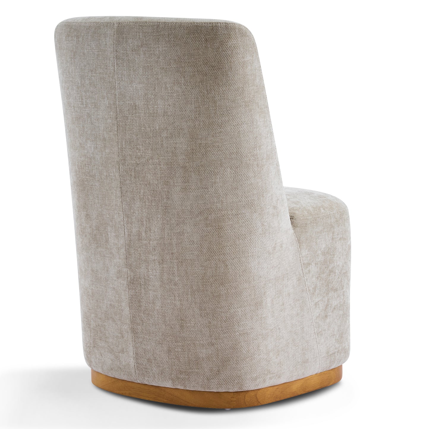 Indoor Dining Chair Set of 2, Modern Upholstered Fabric Chair with Sturdy Rubber Wood Frame, 300lbs Capacity, Creamy Oatmeal Design, Comfortable Seating for Dining Room/Living Area image 10