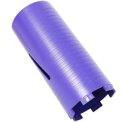 4 inch Diamond Dry Core Drill Bit, Upgraded Welded Core Bits for Concrete with Rebar, Masonry, Brick, Mortar – 5/8"-11 Thread,turbo image 5
