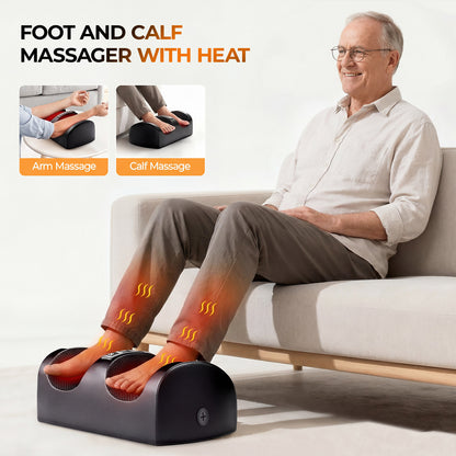 Full Body Massage Mat with Heat, 10 Vibration Massage Nodes & Adjustable Head Pillow, Foldable Design for Back Neck Leg Pain Relief, Remote Control image 7