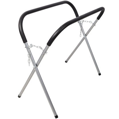 Heavy Duty Folding Work Stand - Folded for Storage