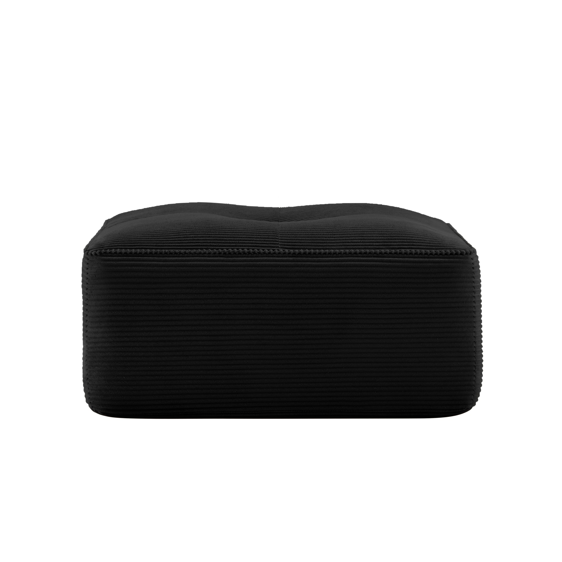Ottoman Corduroy -Black image 1