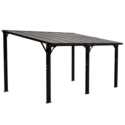 14x10 FT Hardtop Gazebo, Heavy Duty Outdoor Pergola with Tinted Polycarbonate Roof, UV & Snow Resistant, Rustproof Aluminum Frame – For Patio, Backyard, Garden, Carport image 12