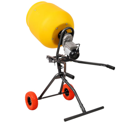 3.5 CUFT/100L Portable Electric Poly Drum Concrete Mixer, Heavy Duty Power Cement Mixing Machine for Mortar, Stucco and Fodder, 110V/60HZ CSA certificated image 7