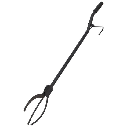 36 Inch Heavy Duty Fire Log Grabber with 3 Prong & Spring Handle, Fire Tongs Poker Tool for Campfire, Fireplace & Fire Pit image 3