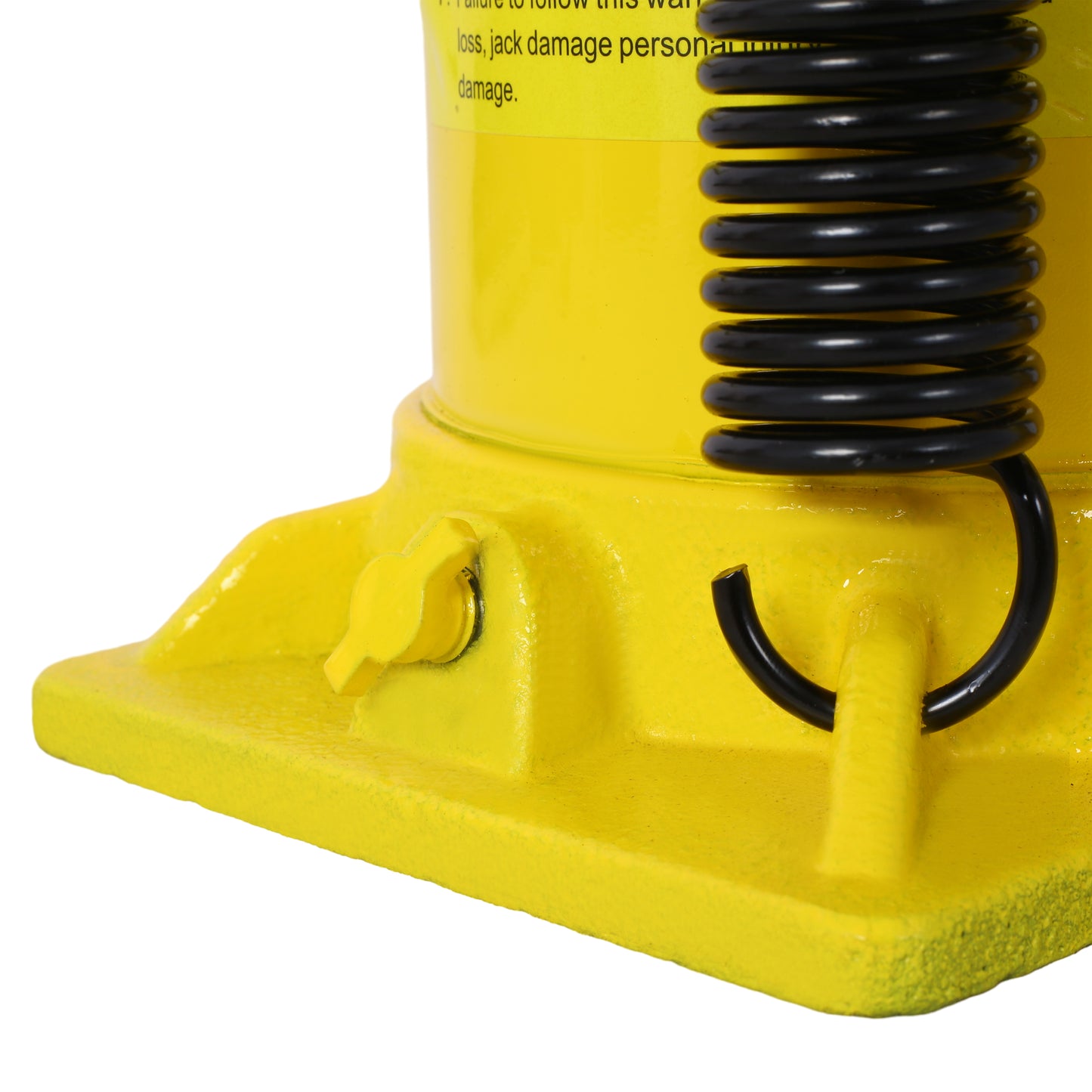 Air Hydraulic Bottle Jack, 20 Ton/44029 LBS All Welded Bottle Jack, 10.2-19.7 inch Lifting Range, Manual Handle and Air Pump, for Car, Pickup, Truck, RV, Auto Repair, Industrial Engineering,Yellow image 11