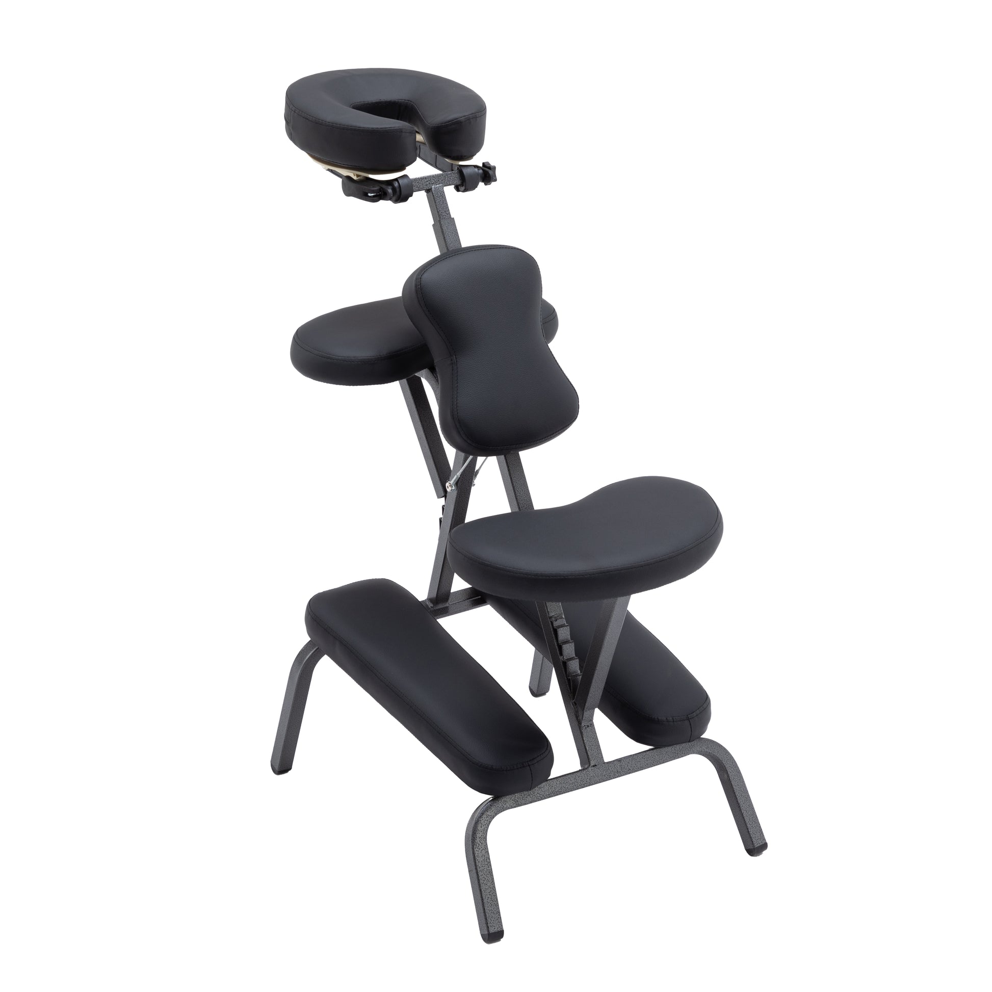 Portable Massage Chair for Tattoo and Spa with Adjustable Face Cradlewith Carrying Bag Ideal for Salon Use (BLACK) image 9