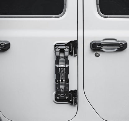 OMU Genesis Series Door Hinge Step Aluminum Door Hinge Step Folding Foot Pedal Side Ladder Compatible with 2007-2017 Jeep Wrangler JK,2018-2026 Jeep Wrangler JL & 2020-2026 Jeep Gladiator image 11