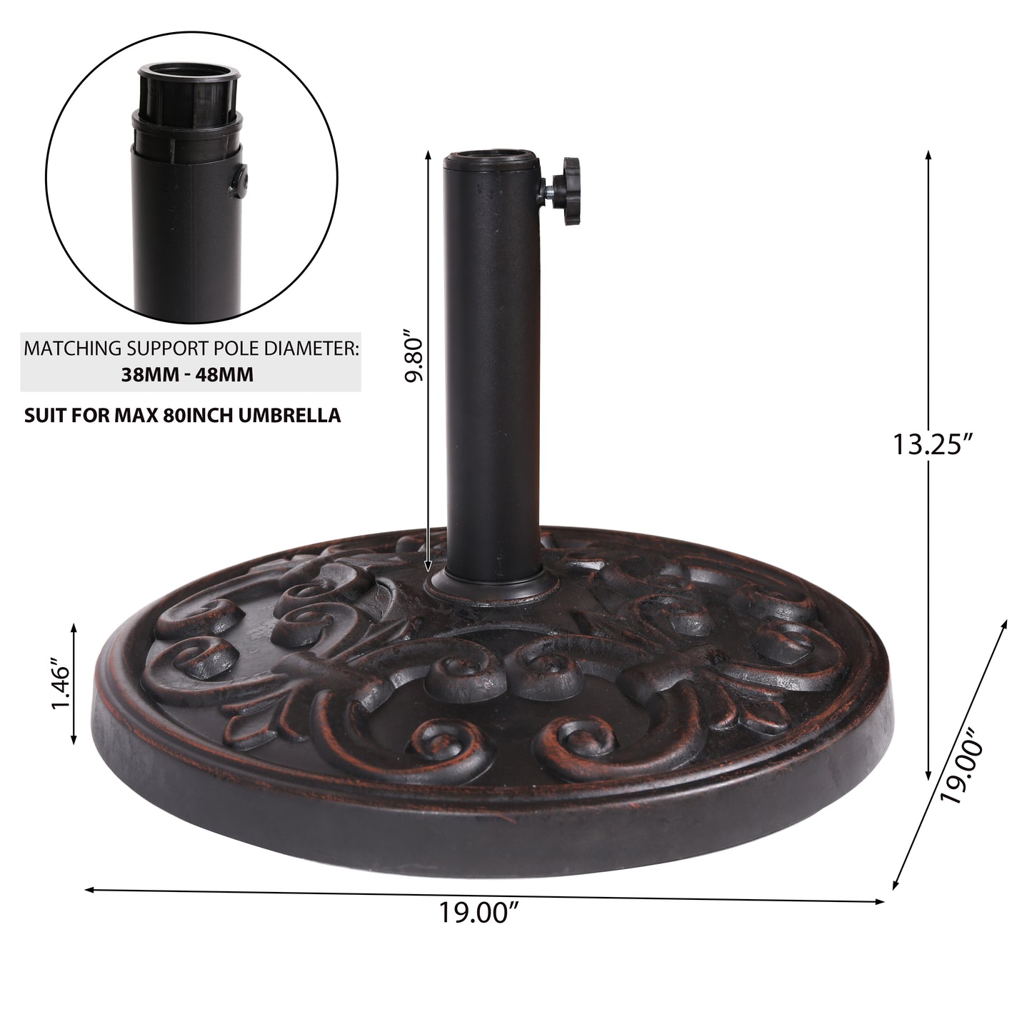 GOBI RESIN UMBRELLA BASE(60505.00) image 7