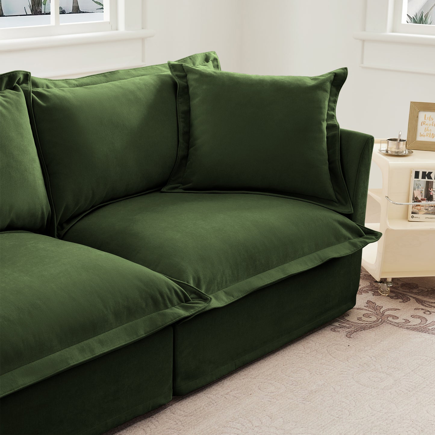 Koala sofa RSF W/1 Pillow -Green image 9
