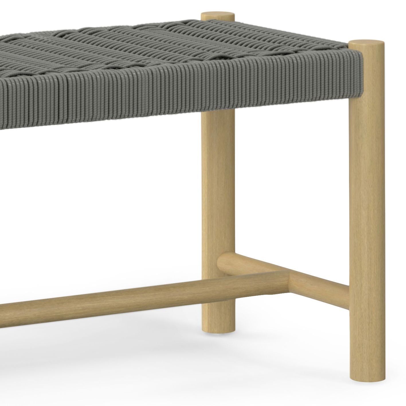 Dahlia - Outdoor Indoor Bench - Grey image 8