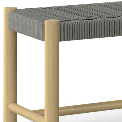 Dahlia - Outdoor Indoor Bench - Grey image 4