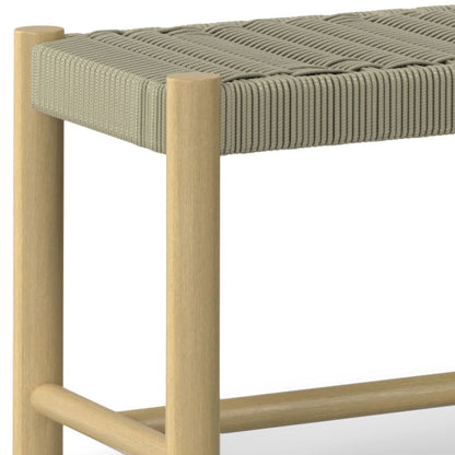 Dahlia - Outdoor Indoor Bench - Natural Taupe image 4