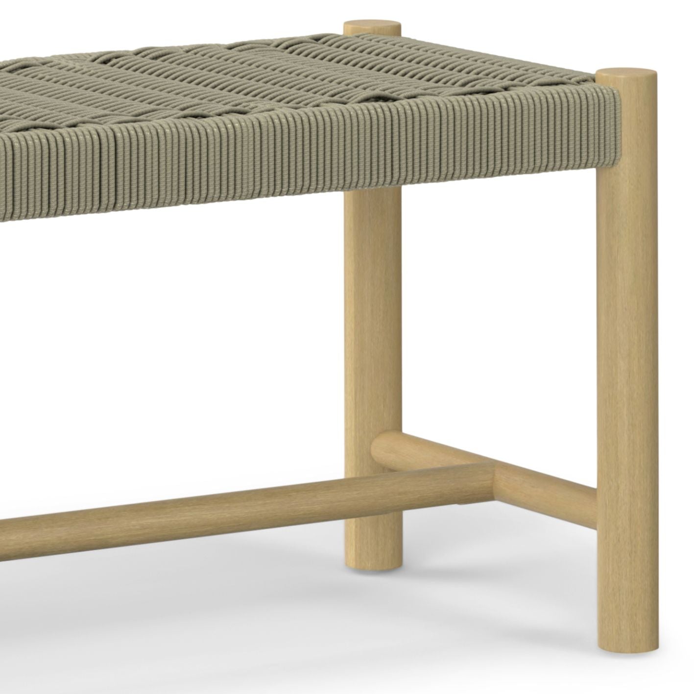 Dahlia - Outdoor Indoor Bench - Natural Taupe image 8