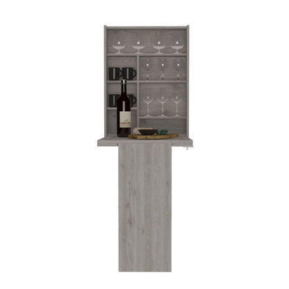Dalton Foldable Table with Base and Shelves image 7