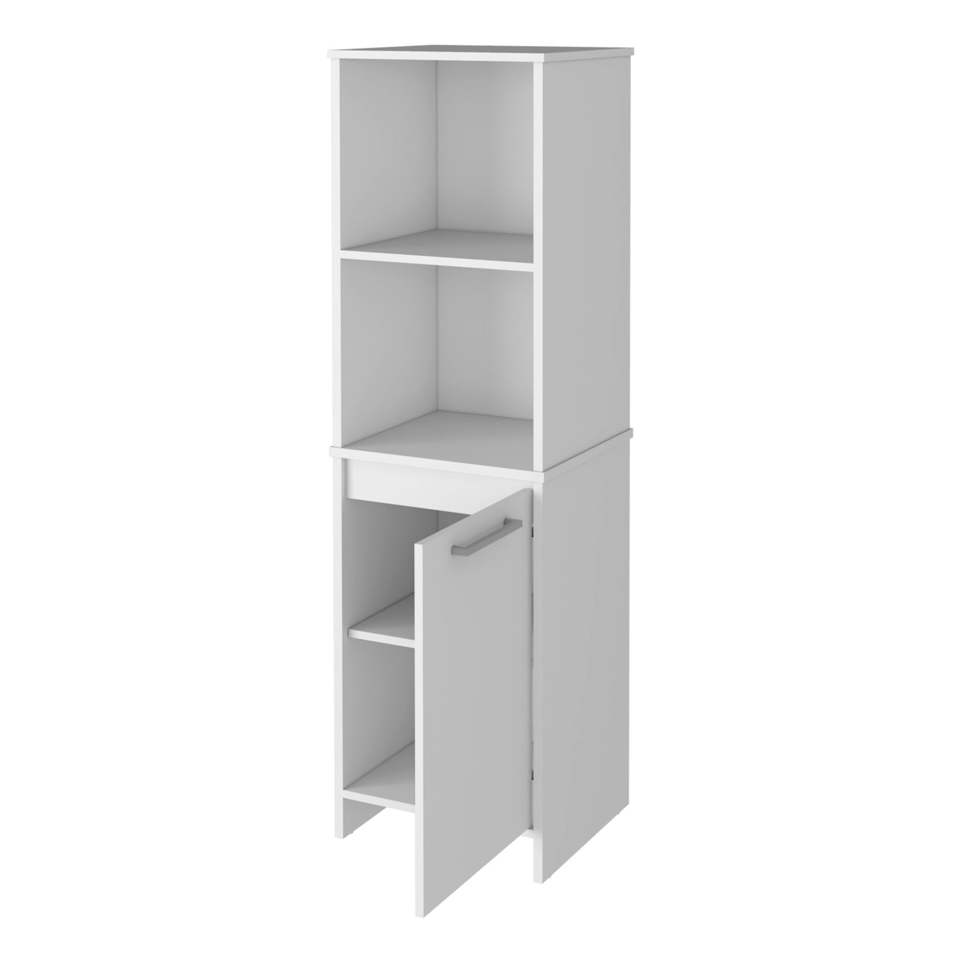Danforth Pantry Cabinet, Single Door Cabinet, Four Shelves image 4