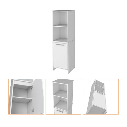 Danforth Pantry Cabinet, Single Door Cabinet, Four Shelves image 8