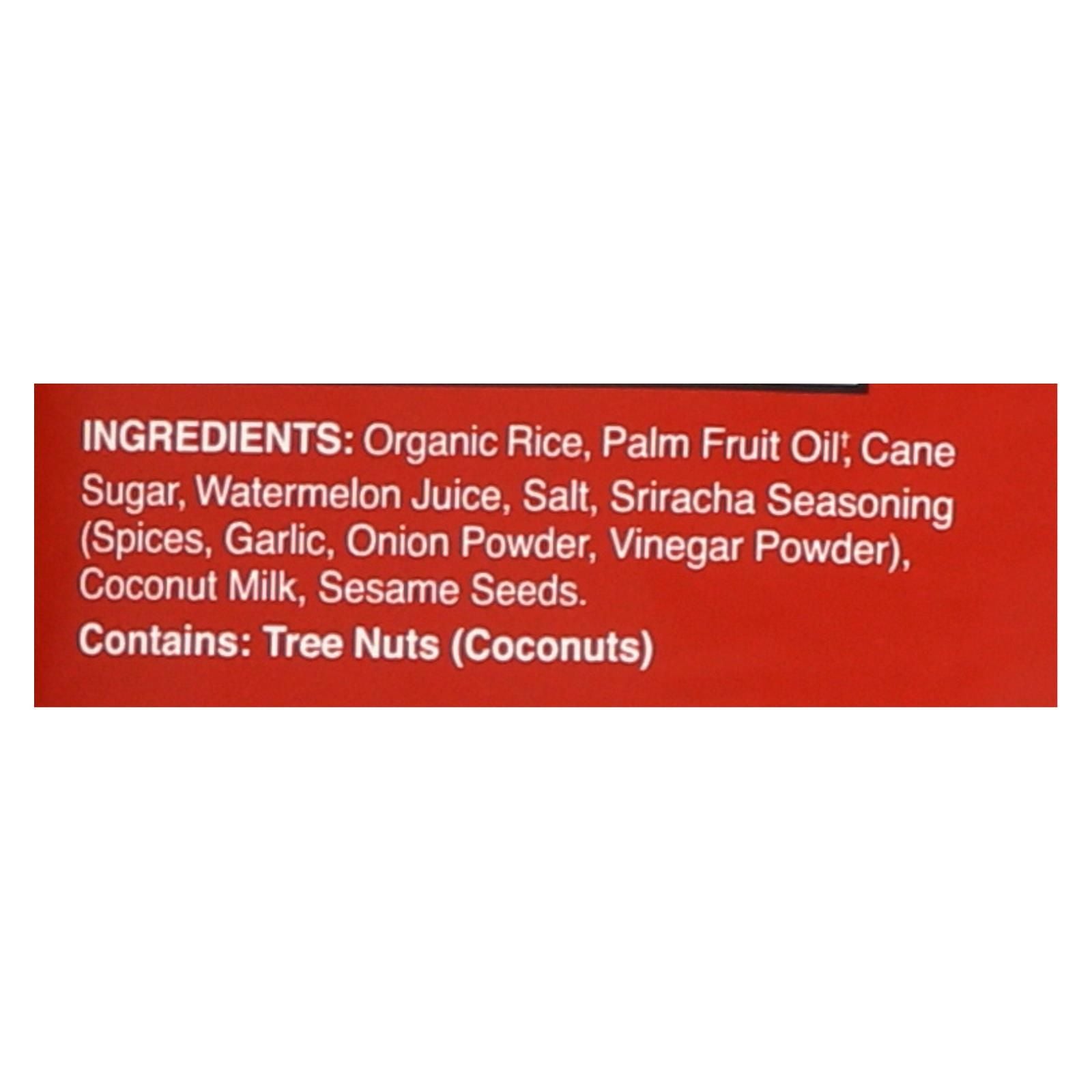 Dang - Sticky Rice Chips - Sriracha - Case Of 12 - 3.50 Oz image 3