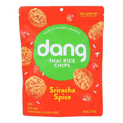 Dang - Sticky Rice Chips - Sriracha - Case Of 12 - 3.50 Oz image 1