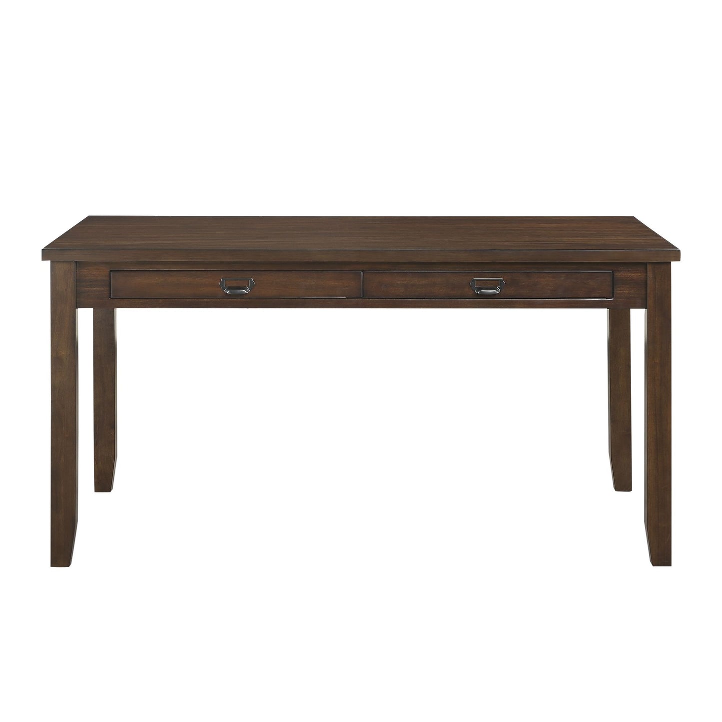 Dark Cherry Finish 6pc Dining Set Table Bench and 4 Side Chair Chenille Upholstery Functional Drawers Table Wooden Funit image 5