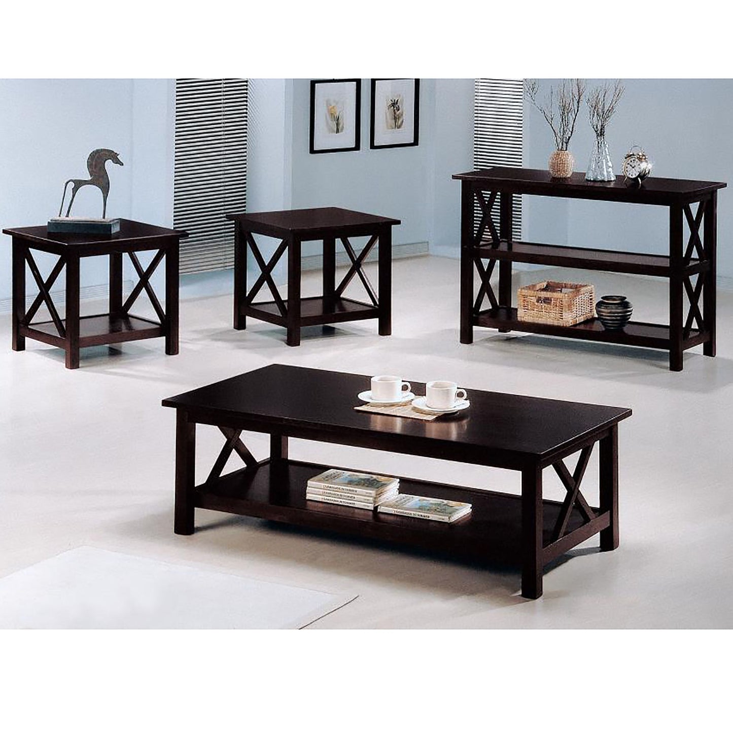Dark Merlot 3-piece Occasional Set image 1