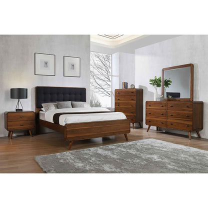 Dark Walnut 2-drawer Nightstand image 5