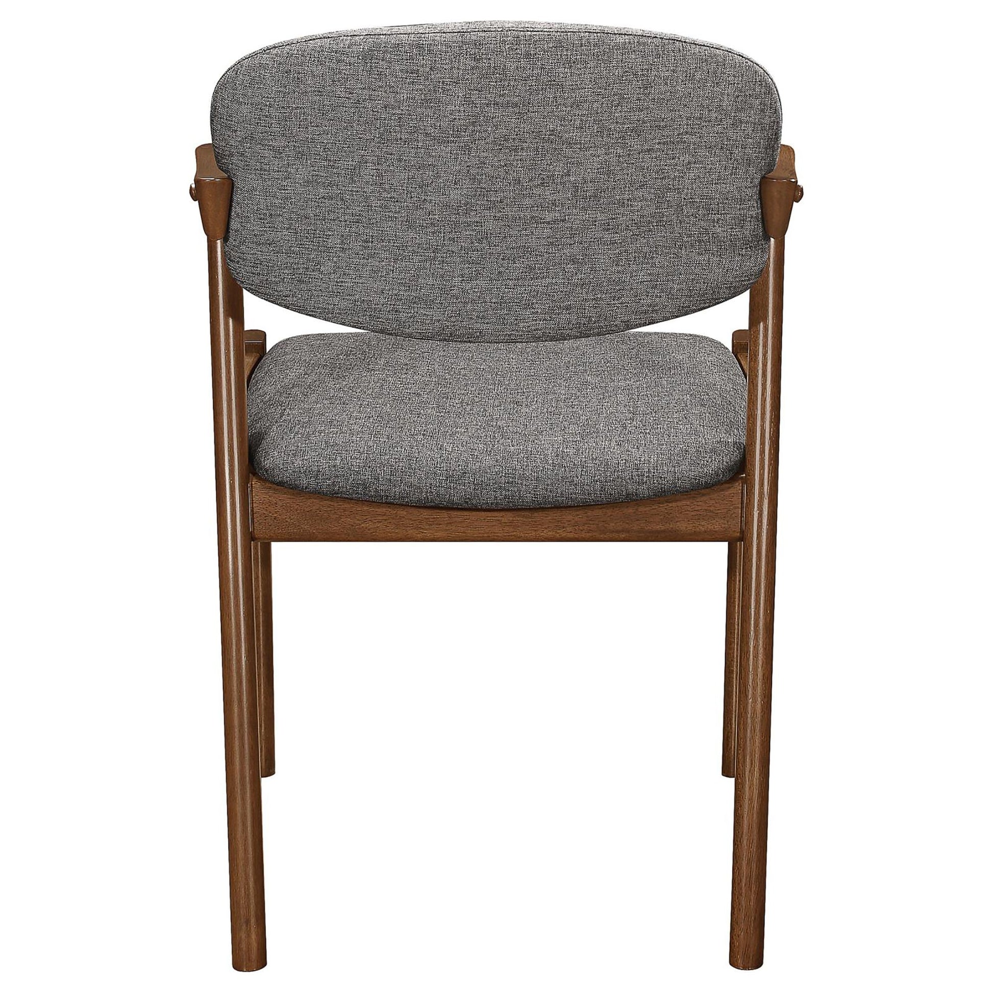 Dark Walnut and Grey Dining Chair (Set of 2) image 10