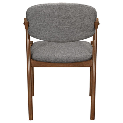 Dark Walnut and Grey Dining Chair (Set of 2) image 10