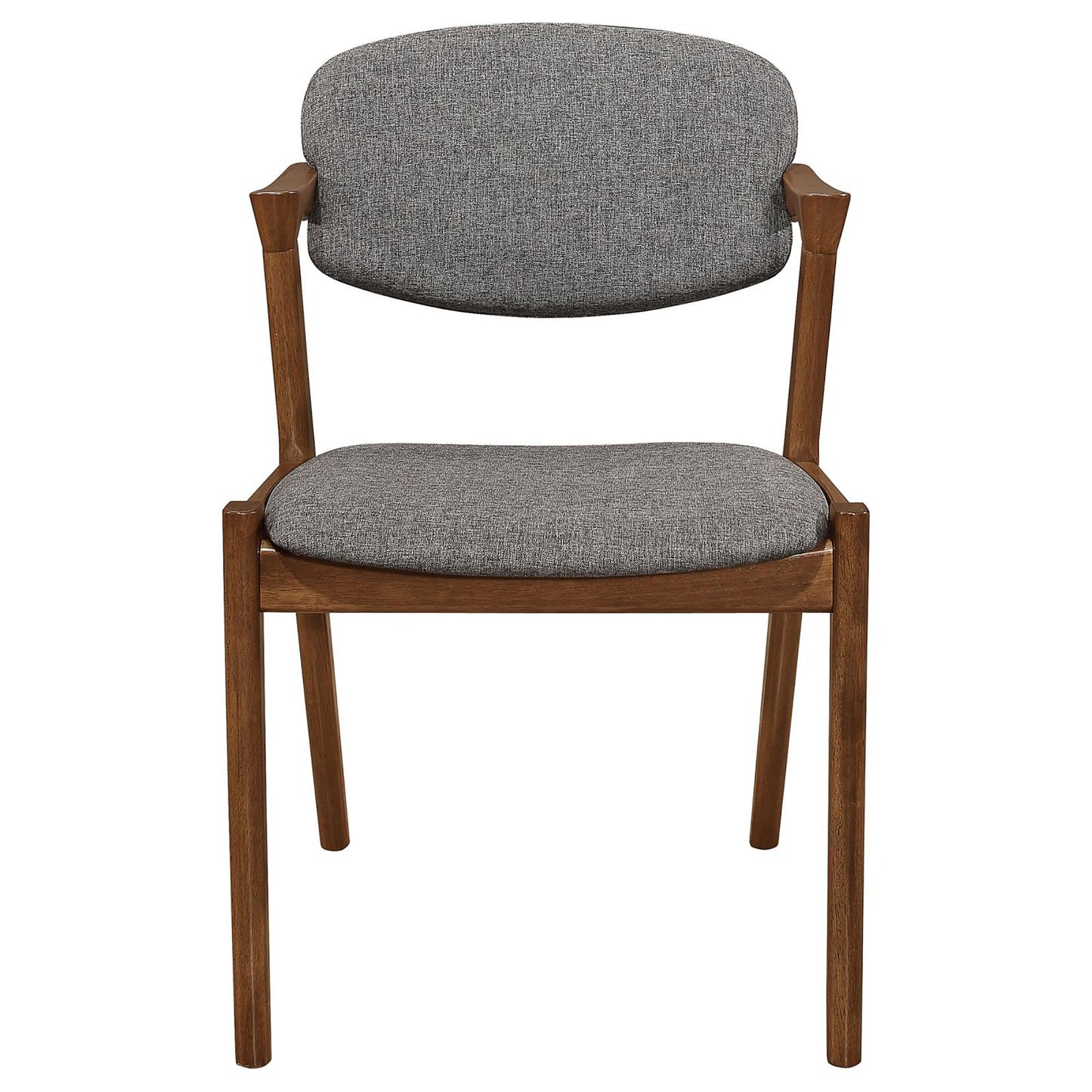 Dark Walnut and Grey Dining Chair (Set of 2) image 5