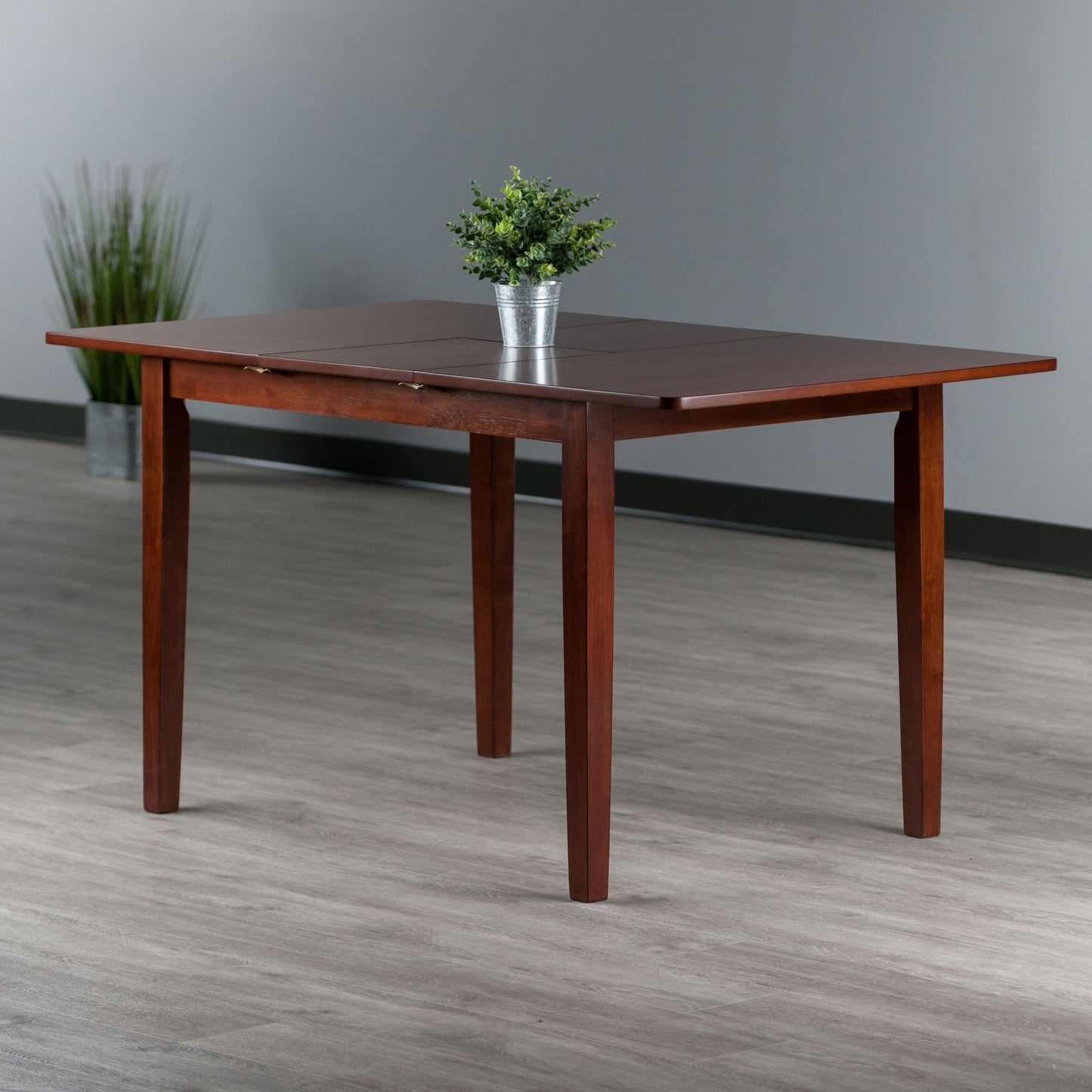 Darren Dining Table; Extension Top; Walnut image 2