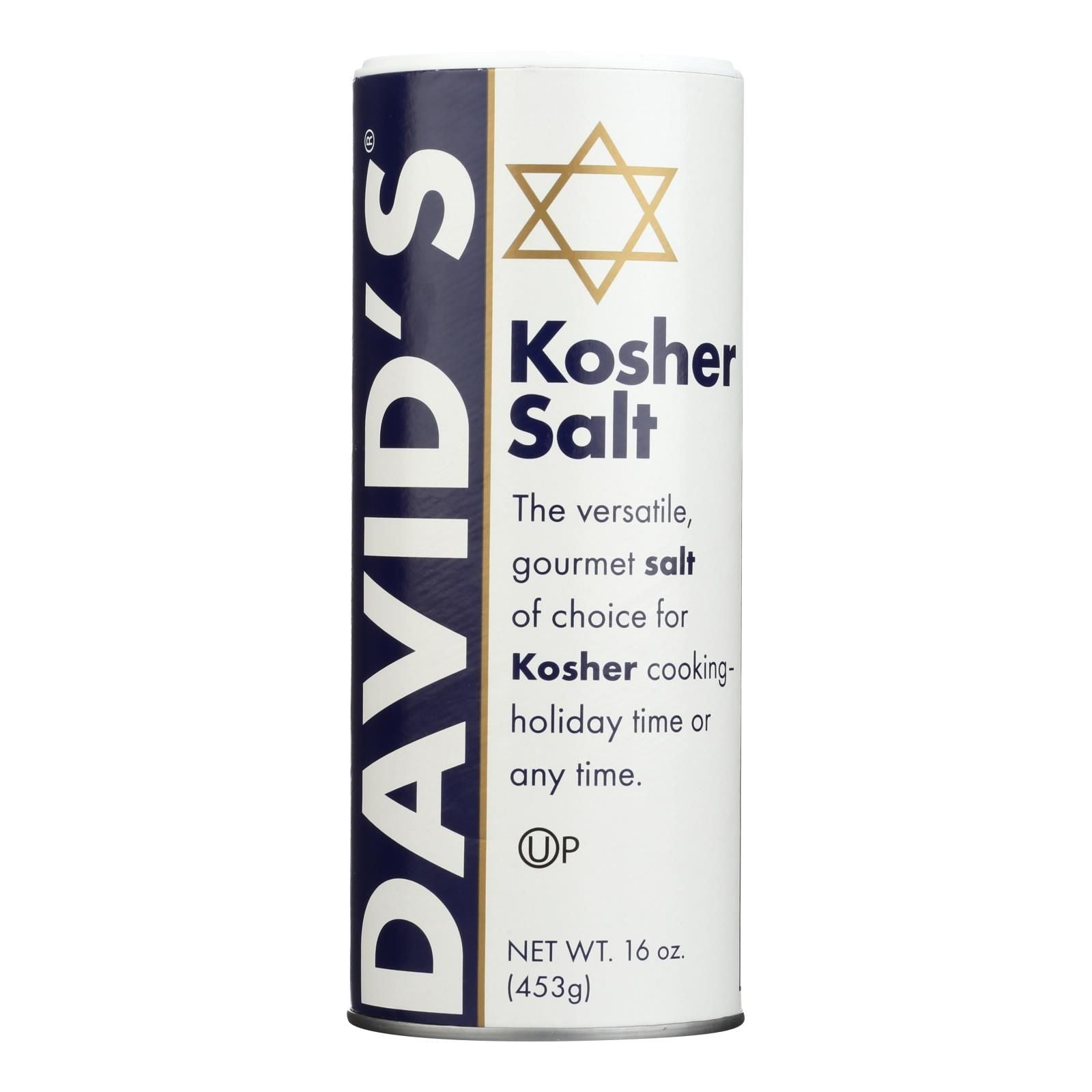David's Kosher Salt - Case Of 12 - 16 Oz image 1
