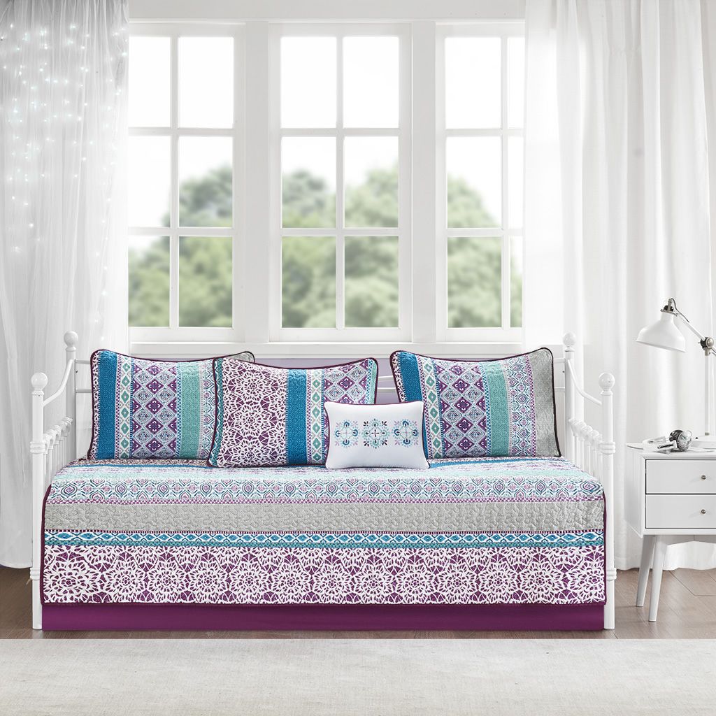 Daybed 6 Piece Boho Reversible Daybed Set image 4