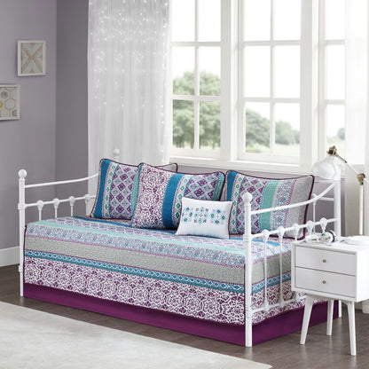 Daybed 6 Piece Boho Reversible Daybed Set image 1