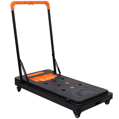 8-in-1 Multifunctional Folding Work Table with US Standard Socket, Portable Heavy Duty Workbench with Wheels for Garage Workshop Home Use image 2