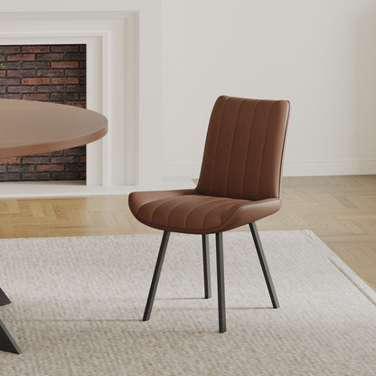 2 Brown Dining Chairs,set of 2 image 7