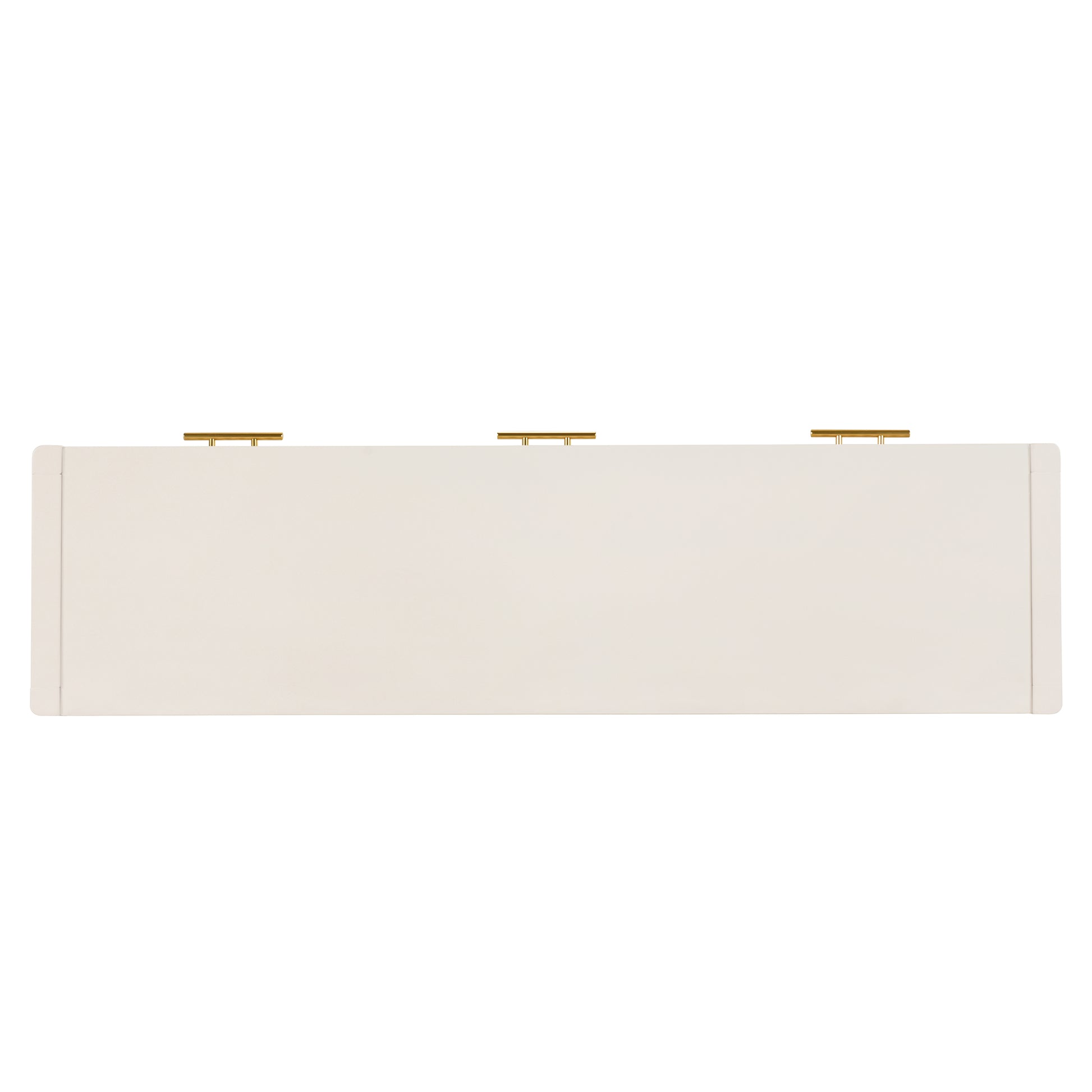 U_STYLE 60" Painted Console Table with 3 Drawers,Wooden Entryway Table with Storage Shelf, Farmhouse Sofa Table for Living Room, Hallway,Entryway, Foyer, Corridor(Beige) image 6