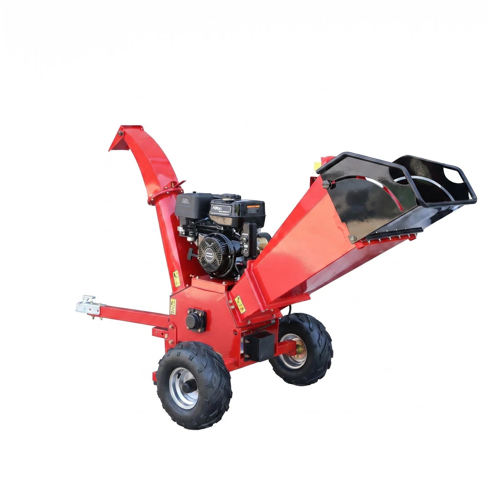 Small Wood Chipper for Home Towable Wood Chipper with 5in Chipping Capacity, 420cc Engine image 3