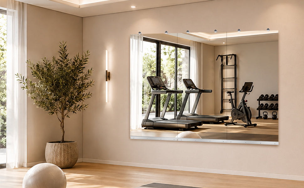 GYM MIRROR 24X48 INCH -3pcs image 3